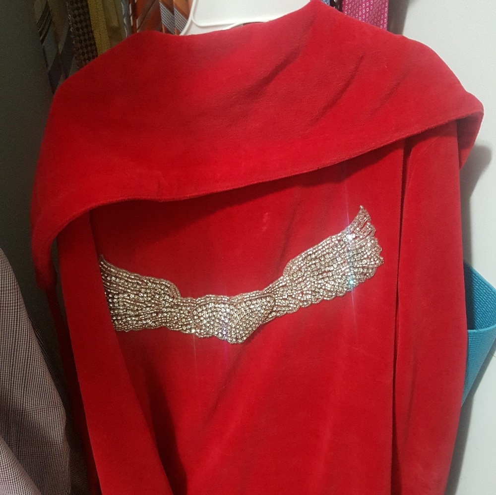 Twisted Heart velvet suit